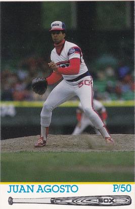 1986 Coca-Cola Chicago White Sox #NNO Juan Agosto Front
