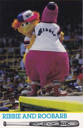 1986 Coca-Cola Chicago White Sox #NNO Ribbie and Roobarb Front