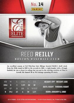 2014 Panini Elite Extra Edition #14 Reed Reilly Back