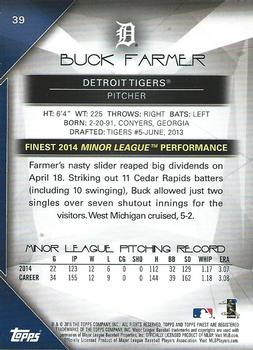 2015 Finest #39 Buck Farmer Back