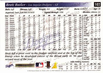 1997 Score - Showcase Series #102 Brett Butler Back