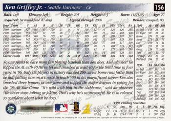 1997 Score - Showcase Series #156 Ken Griffey Jr. Back