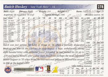 1997 Score - Showcase Series #278 Butch Huskey Back