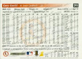 1997 Score - Showcase Series #295 Gary Gaetti Back
