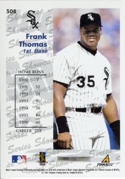 1997 Score - Showcase Series #508 Frank Thomas Back