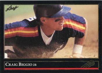 1992 Leaf - Black Gold #315 Craig Biggio Front