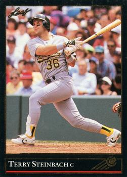 1992 Leaf - Black Gold #501 Terry Steinbach Front