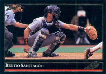 1992 Leaf - Black Gold #321 Benito Santiago Front