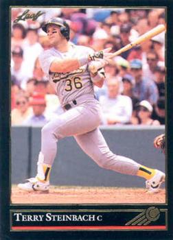 1992 Leaf - Black Gold #501 Terry Steinbach Front