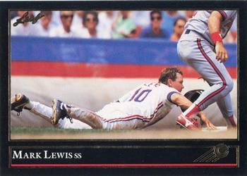 1992 Leaf - Black Gold #49 Mark Lewis Front