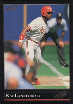 1992 Leaf - Black Gold #195 Ray Lankford Front
