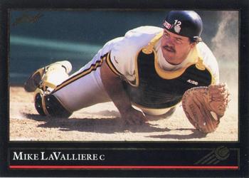 1992 Leaf - Black Gold #228 Mike LaValliere Front