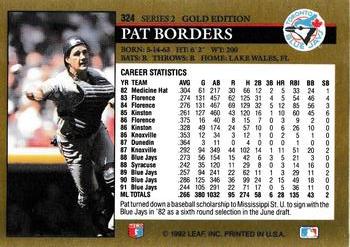 Pat Borders Gallery  Trading Card Database