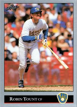 1992 Donruss - Leaf Previews #20 Robin Yount Front