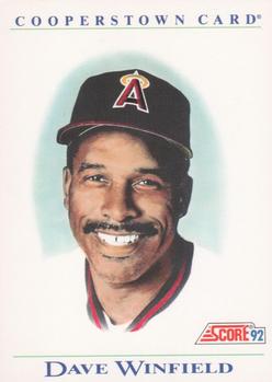 1992 Score - Factory Inserts #B10 Dave Winfield Front