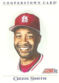 1992 Score - Factory Inserts #B9 Ozzie Smith Front