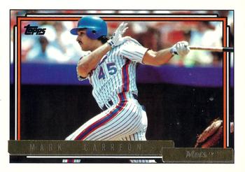 1992 Topps - Gold #111 Mark Carreon Front