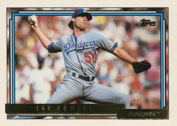 1992 Topps - Gold #205 Jay Howell Front