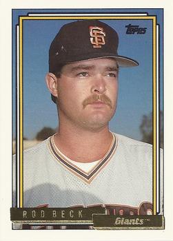 1992 Topps - Gold #264 Rod Beck Front