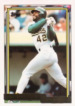 1992 Topps - Gold #335 Dave Henderson Front