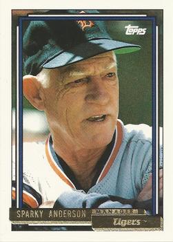 1992 Topps - Gold #381 Sparky Anderson Front