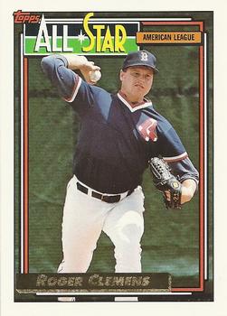 1992 Topps - Gold #405 Roger Clemens Front