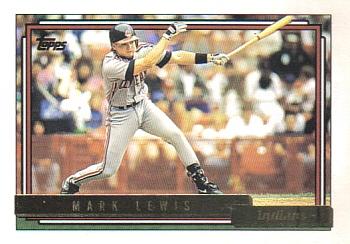1992 Topps - Gold #446 Mark Lewis Front