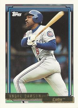1992 Topps - Gold #460 Andre Dawson Front