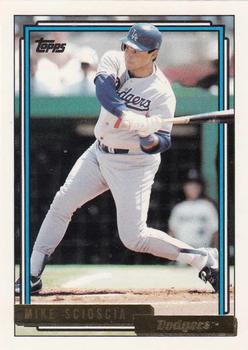 1992 Topps - Gold #13 Mike Scioscia Front