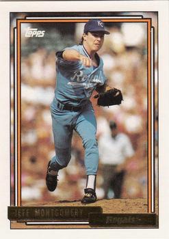 1992 Topps - Gold #16 Jeff Montgomery Front
