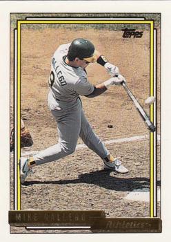 1992 Topps - Gold #76 Mike Gallego Front