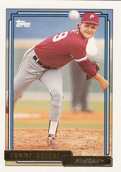 1992 Topps - Gold #83 Tommy Greene Front