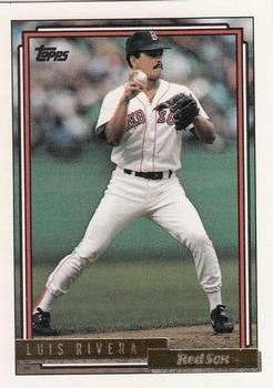 1992 Topps - Gold #97 Luis Rivera Front