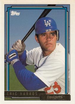 1992 Topps - Gold #194 Eric Karros Front