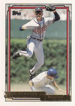 1992 Topps - Gold #199 Jeff Blauser Front