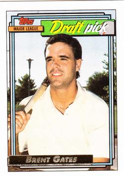 1992 Topps - Gold #216 Brent Gates Front