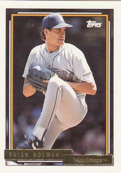 1992 Topps - Gold #239 Brian Holman Front