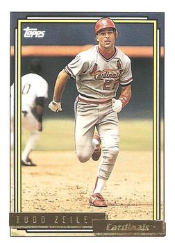 1992 Topps - Gold #275 Todd Zeile Front