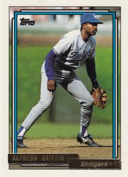 1992 Topps - Gold #418 Alfredo Griffin Front