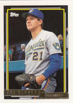 1992 Topps - Gold #433 Cal Eldred Front