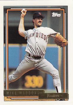 1992 Topps - Gold #438 Mike Maddux Front