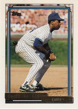 1992 Topps - Gold #439 Chico Walker Front