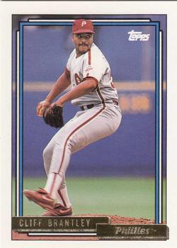 1992 Topps - Gold #544 Cliff Brantley Front