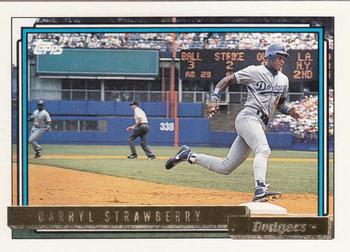 1992 Topps - Gold #550 Darryl Strawberry Front