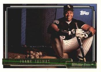 1992 Topps - Gold #555 Frank Thomas Front