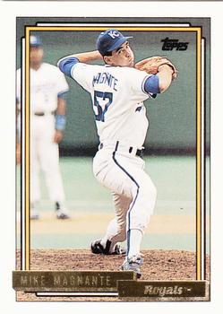 1992 Topps - Gold #597 Mike Magnante Front