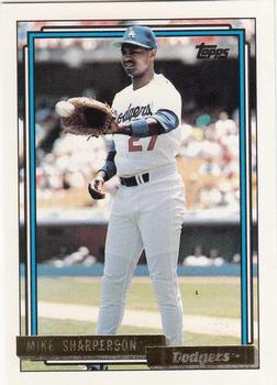 1992 Topps - Gold #627 Mike Sharperson Front