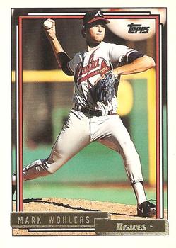 1992 Topps - Gold #703 Mark Wohlers Front