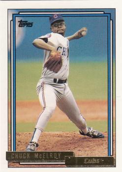 1992 Topps - Gold #727 Chuck McElroy Front
