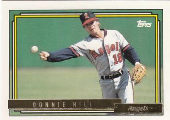 1992 Topps - Gold #731 Donnie Hill Front